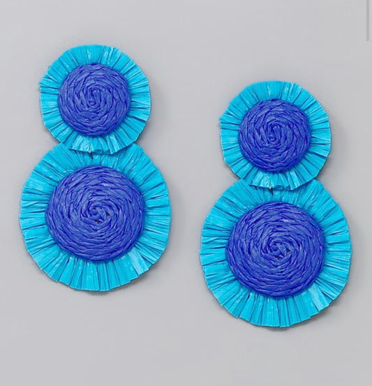 Raffia Earrings