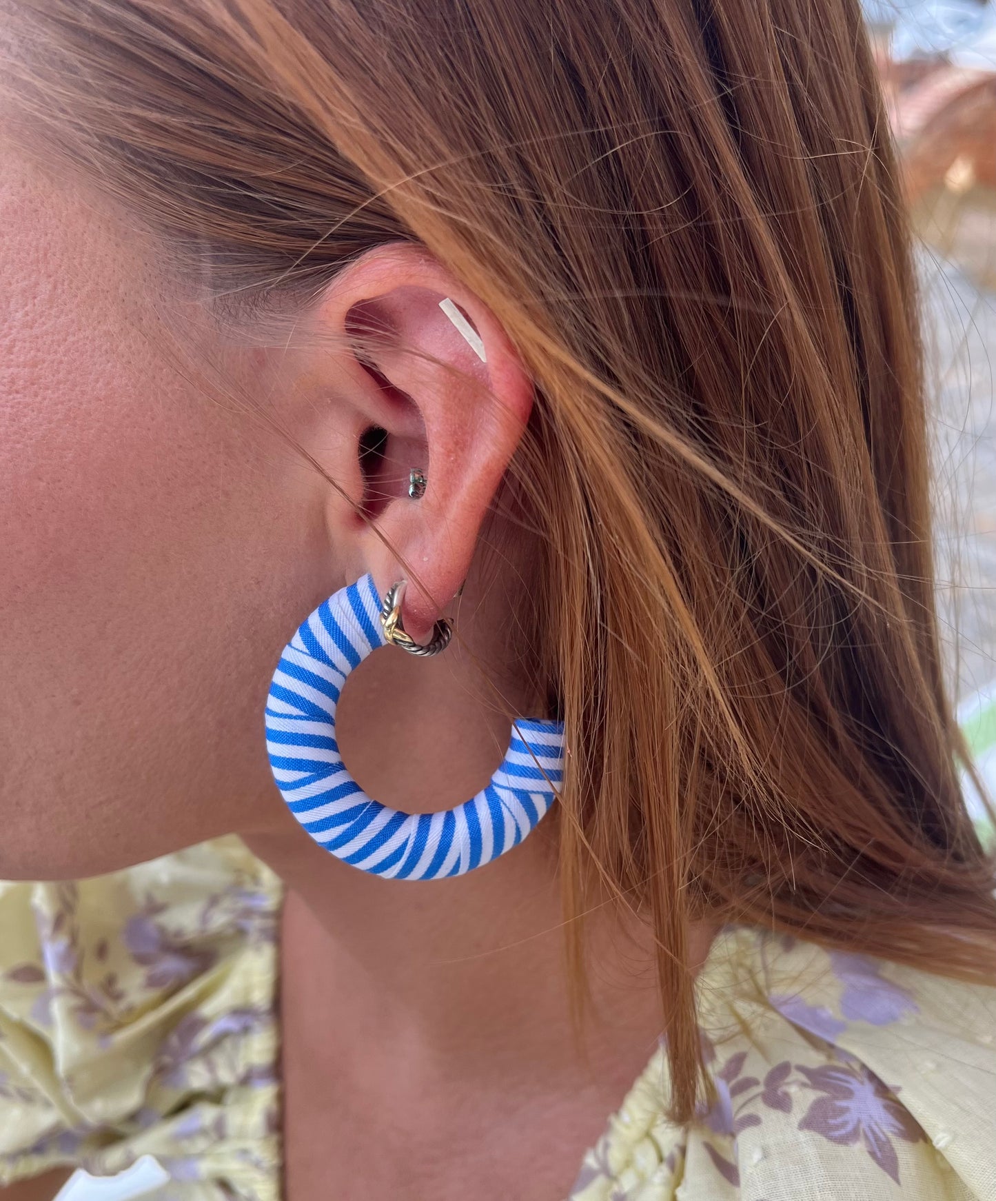 Reese Hoops - Striped