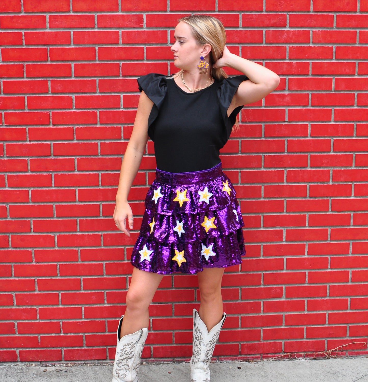 Dowdy Skirt - Purple